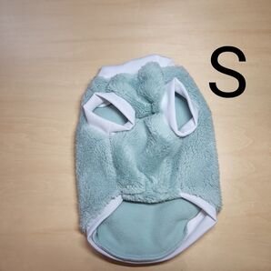 犬用 トレーナー もこもこ グリーン