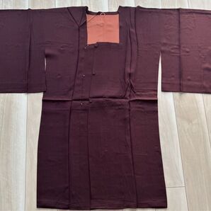 羽織 ワインレッド 和装