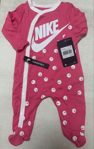 【新品タグ付き】NIKE ロンパース 3M ニコちゃん スマイル