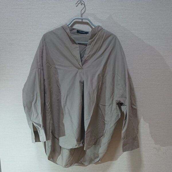 AMERICAN HOLIC スキッパーブラウス ベージュ