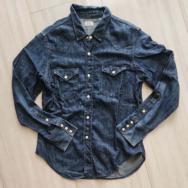 ues デニムシャツ 薄手 size1 Sサイズ