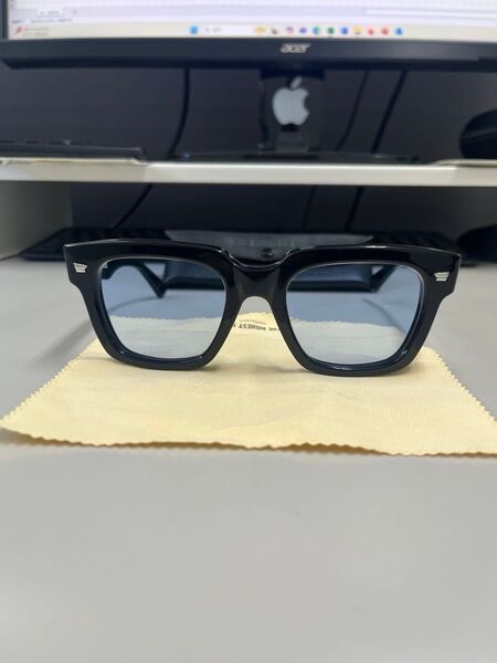EFFECTOR FORTE サングラス 黒 ブルーレンズ 日本製