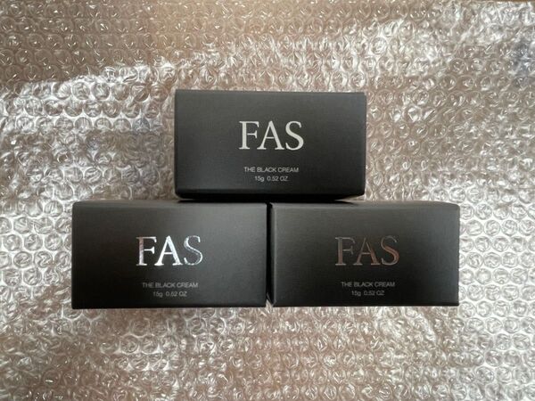 FAS ファス ザ ブラック クリーム (クリーム) 15g×3