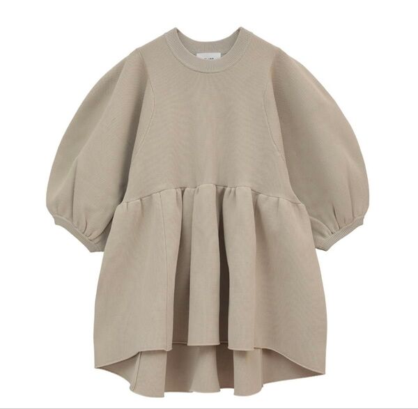 CLANE BALLOON SLEEVE GATHER KINT TOPS 新品 ベージュ