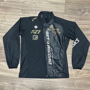 アシックスasicsジャージトップス Lサイズブラック
