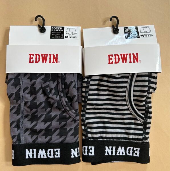 新品☆ EDWIN エドウィン 前開き ボクサーパンツ Mサイズ 2点セット