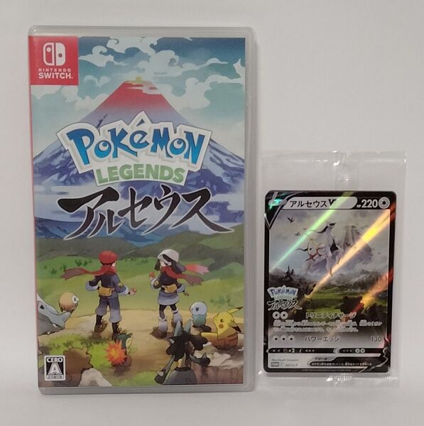 Switch ポケモン レジェンズ アルセウス カード未開封