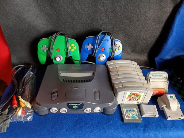 任天堂 NINTENDO64 ニンテンドー64 本体一式 ソフト付き動作確認済 Nintendo64