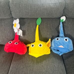 ピクミン なりきり帽子 3個セット 新品未使用タグ付き