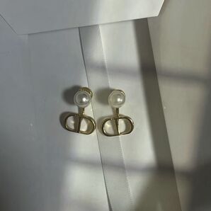 パール ゴールド 高見えピアス