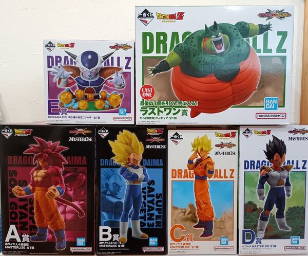 一番くじ ドラゴンボールVSオムニバスCROSS A賞 孫悟空 B賞 ベジータ C賞 孫悟空 D賞 ベジータ E賞 フリーザ セル