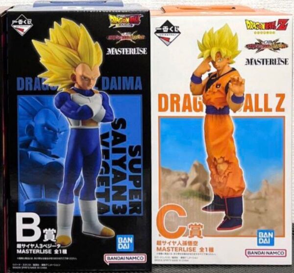一番くじ ドラゴンボール VSオムニバスCROSS B賞 超サイヤ人3ベジータ C賞 超サイヤ人孫悟空 フィギュア 下位賞付