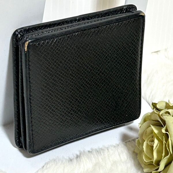 ルイヴィトン ポルトモネ ボワット コインケース タイガ M30382 ブラック 小銭入れ LOUIS VUITTON