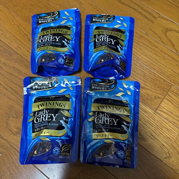 TWININGS Lady GREY リーフティー4箱セット 60g