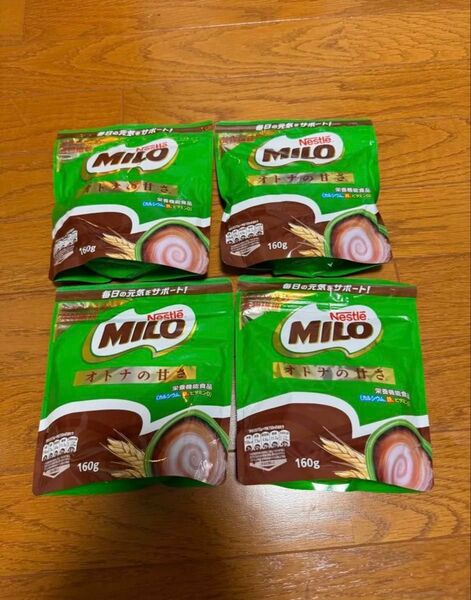 ネスレ ミロ オトナの甘さ 160g×4袋セット