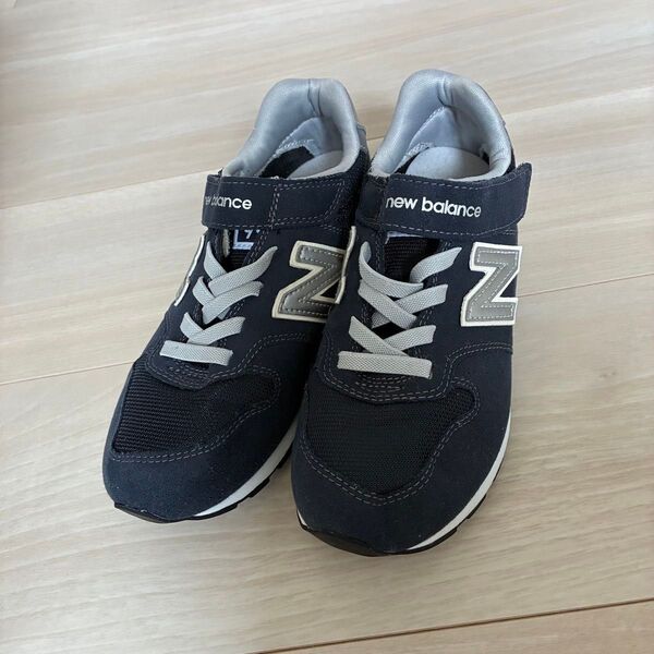 ニューバランス YV996 スニーカー ネイビー 21.5cm New BALANCE キッズ ジュニア