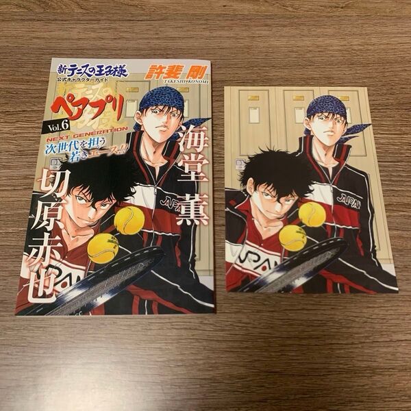 新テニスの王子様 テニプリ ぺアプリ Vol. 6 ポストカード 海堂薫 切原赤也