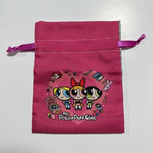 本日まで限定価格!お値下げ不可!新品 未使用 パワーパフガールズ 一番くじ E賞 みだしなみアソート ピンク 巾着