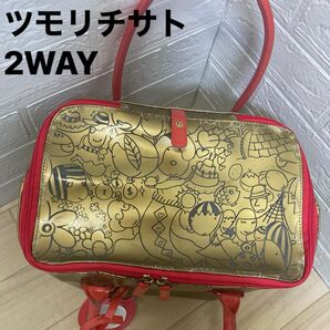 ツモリチサト 2WAY トートバッグ ビニール素材 総柄が可愛い