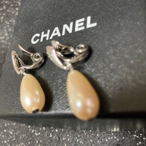 正規品シャネル箱とモネイヤリングセット ゆらゆら揺れるイヤリング