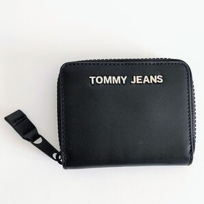 トミージーンズ レディース 折り財布 ショート TOMMY JEANS 未使用品 小型 合成皮革