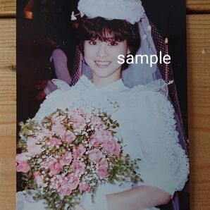 松田聖子 写真L版「ウエディング②」