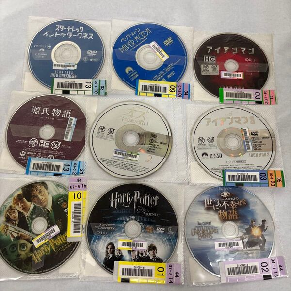 DVD まとめ売り レンタル落ち 9枚
