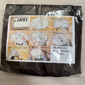 YBMY 散髪ケープ コンパクト収納袋付き