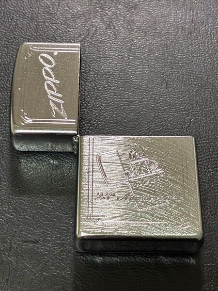 特価品 zippo 25周年記念 特殊加工 外側ケース アウター シルバー 希少モデル 2015年製