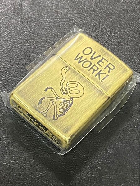 特価品 zippo スカル ゴールド 特殊加工 GOLD 希少モデル 2023年製