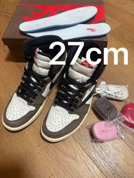 Travis Scott × Nike Air Jordan 1 Retro High OG TS SP Dark Mocha