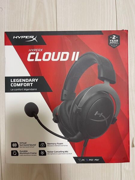 新品未開封 HyperX Cloud II ゲーミングヘッドセット