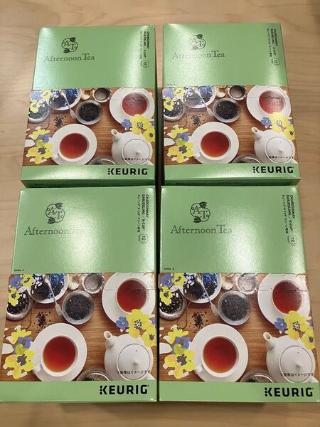 KEURIG キューリグ K-CUP アフタヌーンティーシャルドネダージリン 4箱 新品未開封 賞味期限 206.03