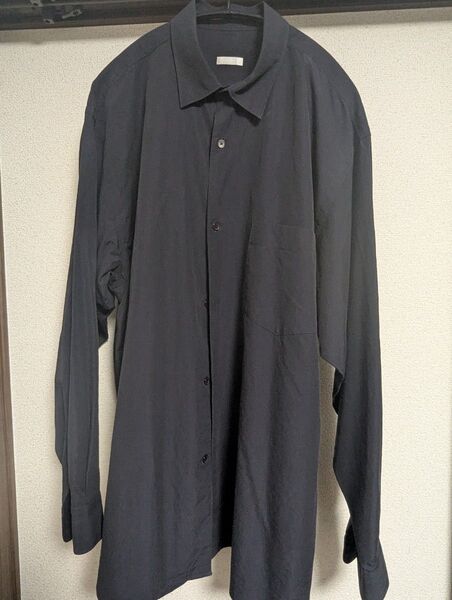 comoli シャツ Navy 23AW