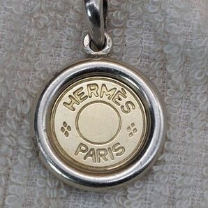 HERMES【エルメス】セリエ ペンダントトップ SV925×750YG K18