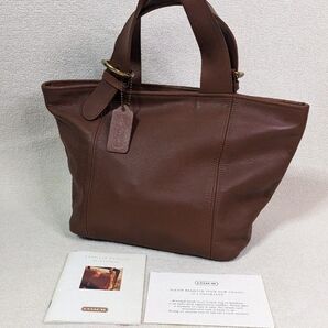 【美品】COACH 4133 ブラウン オールドコーチ レザー ハンドバック オールレザー ヴィンテージ コーチ ハンドバッグ