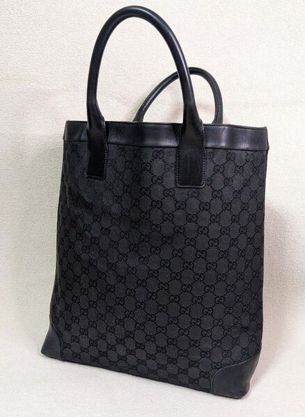 GUCCI グッチ GG柄 GGスプリーム キャンバス 革 ハンドバッグ