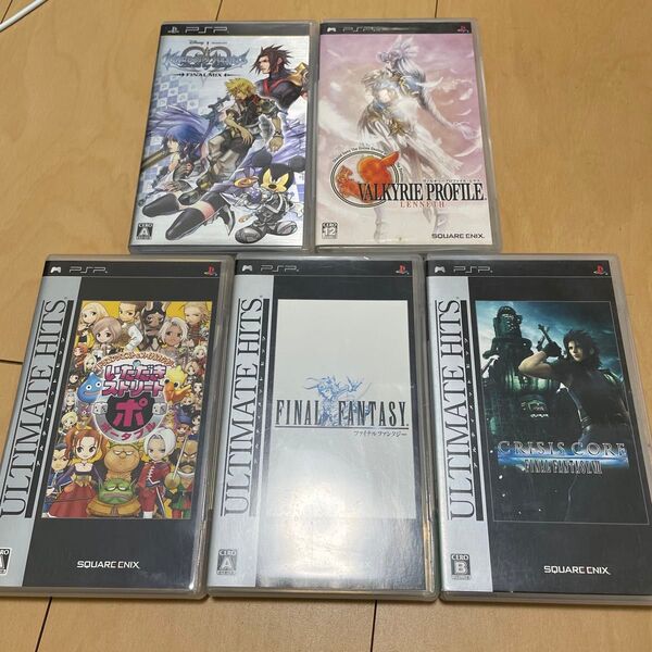 【PSP】 ファイナルファンタジー アルティメットヒッツ他スクエニ系5本セット