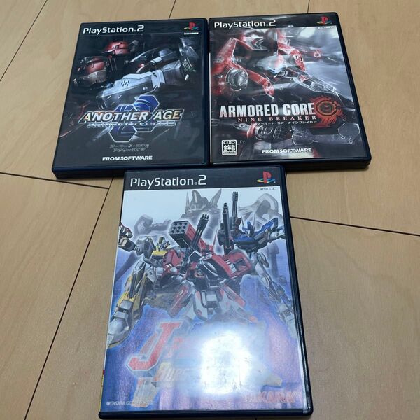 【PS2】 アーマード・コア ナインブレイカー他PS2ソフト3本セット