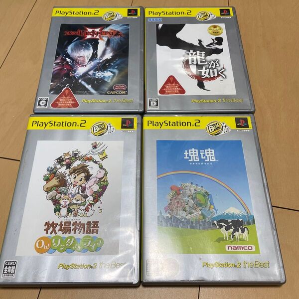 【PS2】 Best版 デビル・メイ・クライ3 スペシャル エディション他PS2ソフト4本