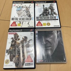 【PS2】 METAL GEAR SOLID4本セット