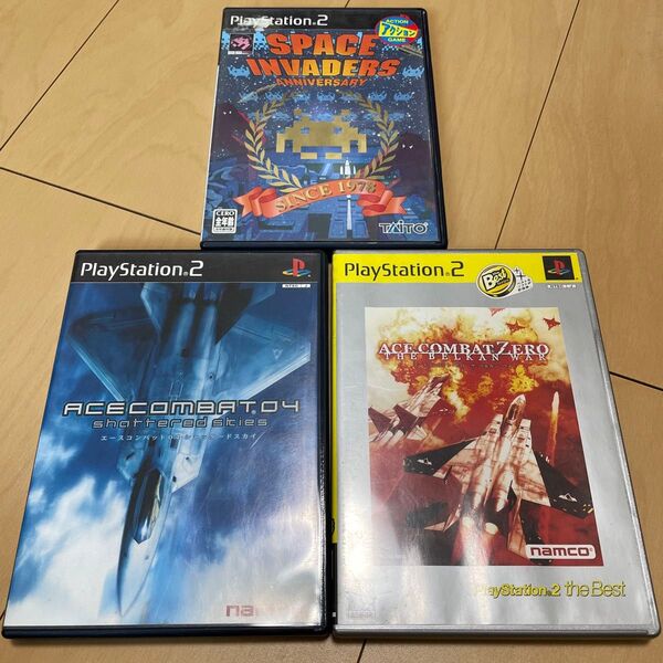 【PS2】 Best版 エースコンバット・ゼロ ザ・ベルカン・ウォー他PS2ソフト3本セット