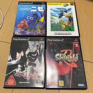 【PS2】 天誅 紅他PS2ソフト4本セット