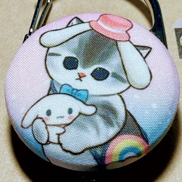 リールキーホルダー B164★ハンドメイド シナモにゃんこ