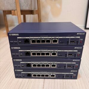 YAMAHA RTX830 ギガVPNルーター 4台セット
