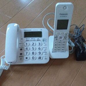 Panasonic コードレス電話機 VE-GD71-W ホワイト