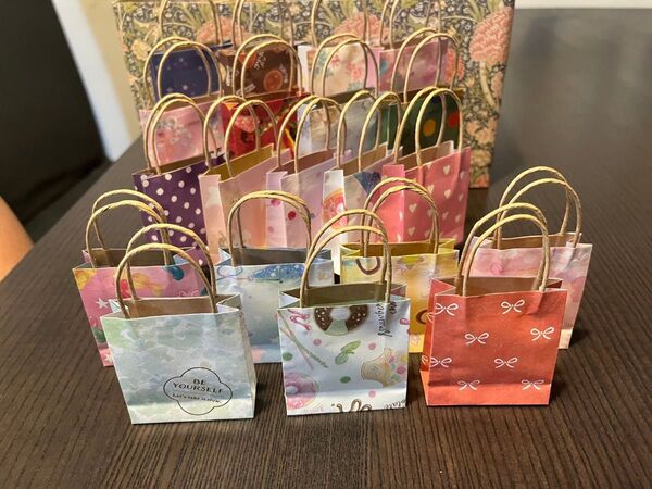ミニ紙袋 20枚 セット ハンドメイド