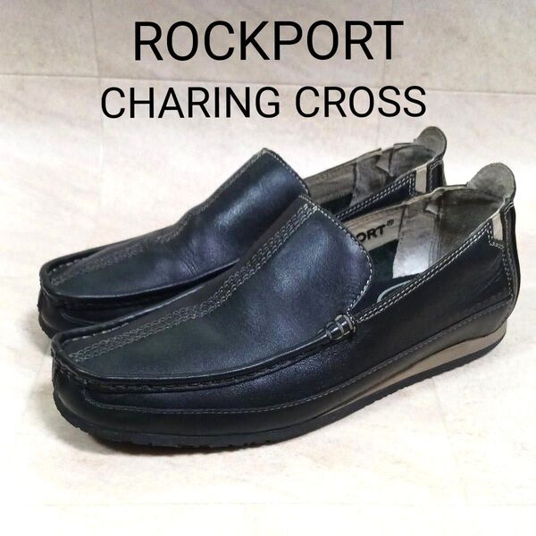 ROCKPORT CHARING CROSS APM9170A ロックポート チャリングクロス レザー スリッポンシューズ