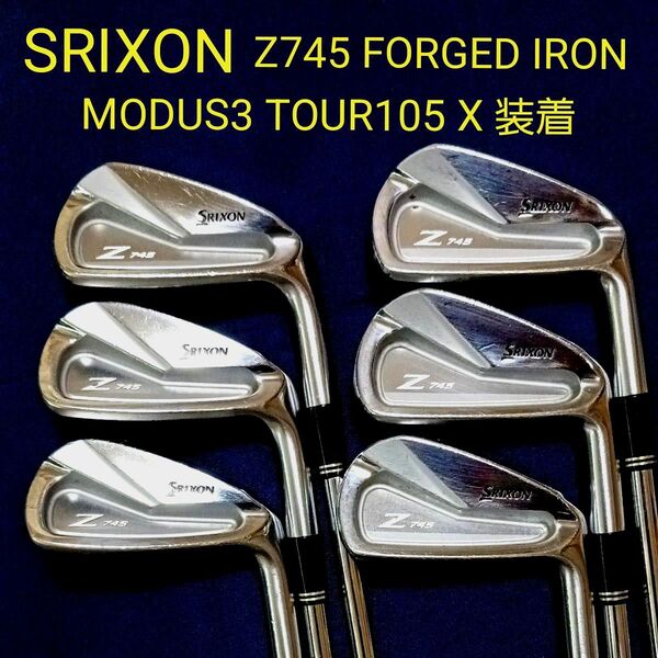 SRIXON Z745 FORGED IRON スリクソン Z745 フォージドアイアンセット モーダス3 105X (5~Pw)