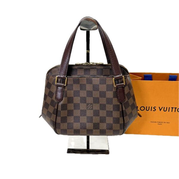 LOUIS VUITTON ダミエ べレムPM N51173 ミニハンドバッグ ルイヴィトン トップハンドルバッグ エベヌ
